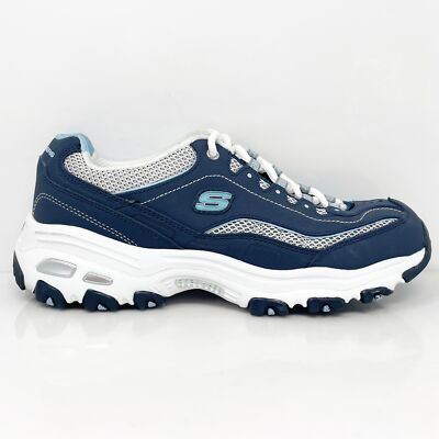 

Skechers Womens D Lites 11860 Blue Повседневная обувь Кроссовки Размер 7.5, Синий, D Lites