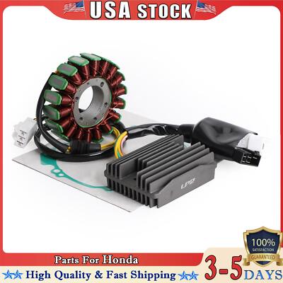 Magneto Stator+Voltage Rectifier For Honda Interceptor VFR800 V-Tec 02-13 F7