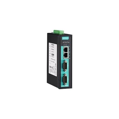 Moxa Group - NPORT IA5250A-T - 2 Port RS232/422/485, RJ45 Serial Device Server