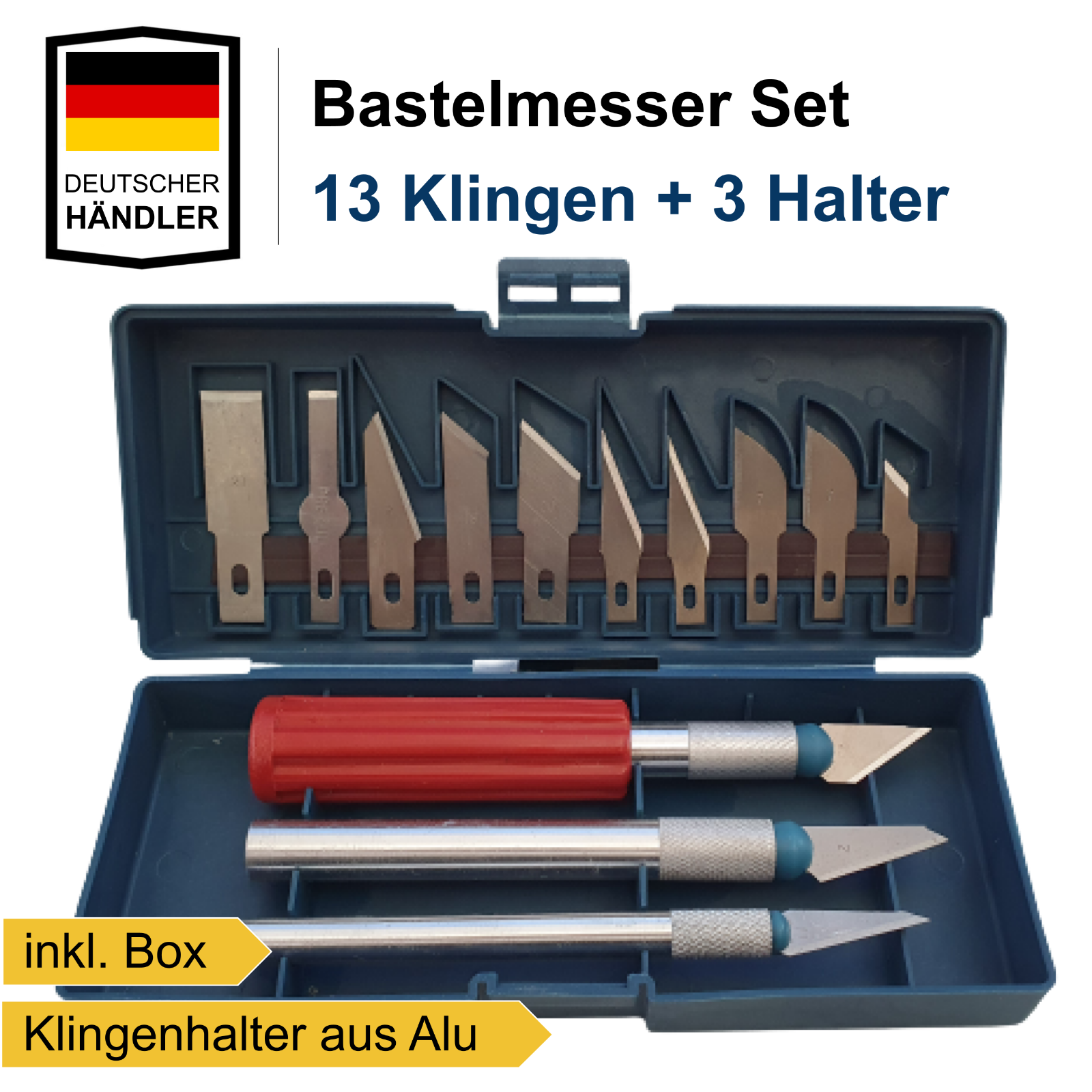 Bastelmesser Set Skalpellmesser Schnitzmesser Modellbau Messer Präzisionsmesser