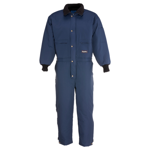 RefrigiWear Men's ChillBreaker Insulated Coveralls with Soft Fleece Lined Collar