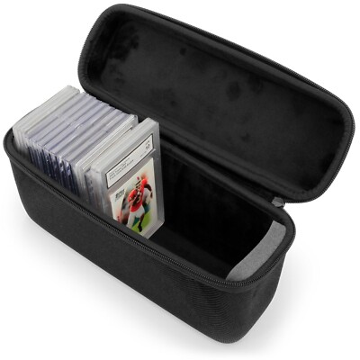 CM Graded Card Case Storage Box For 30+ BGS PSA Sports Trading Cards Slabs 
