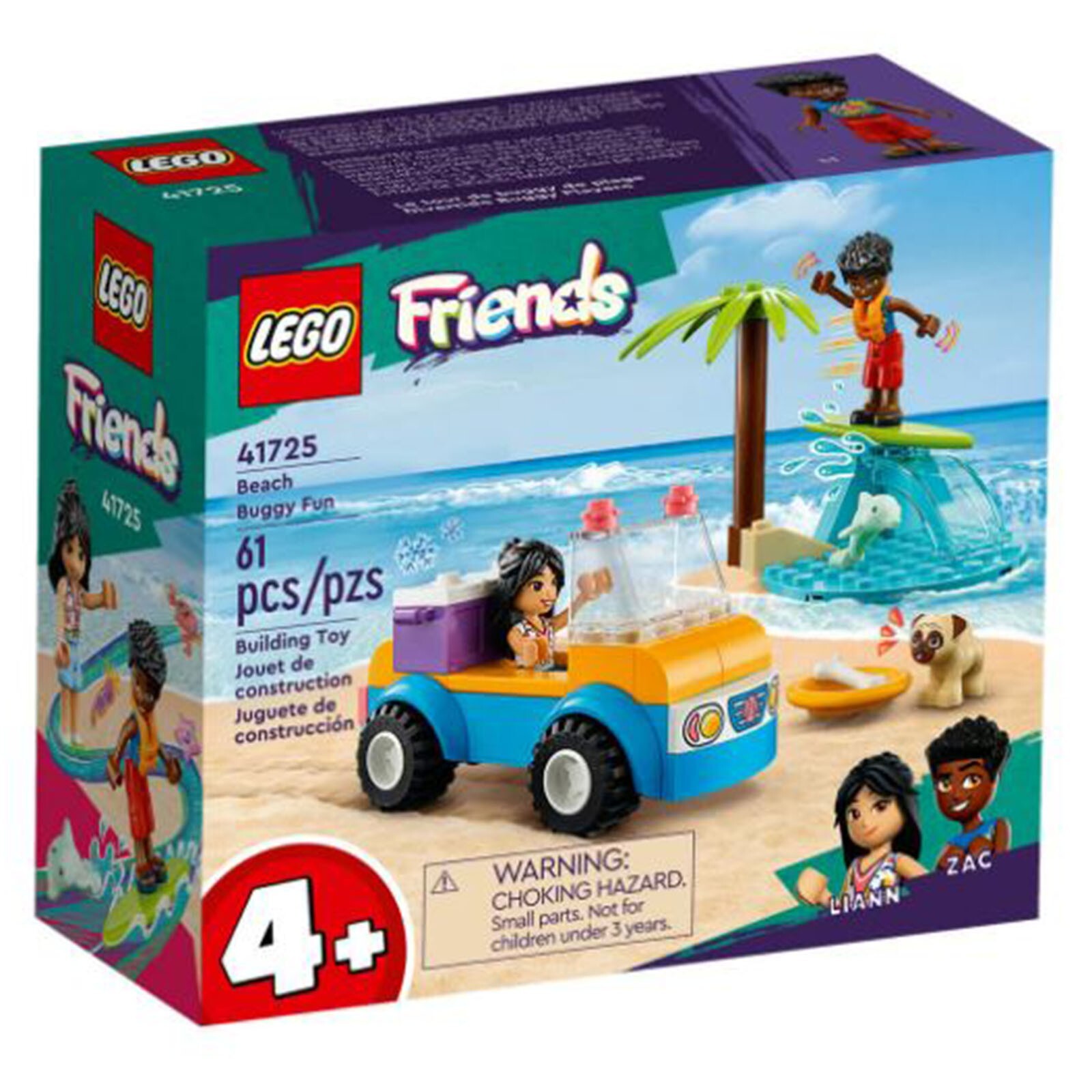 Конструктор LEGO Friends Beach Buggy Fun 41725 НОВЫЙ