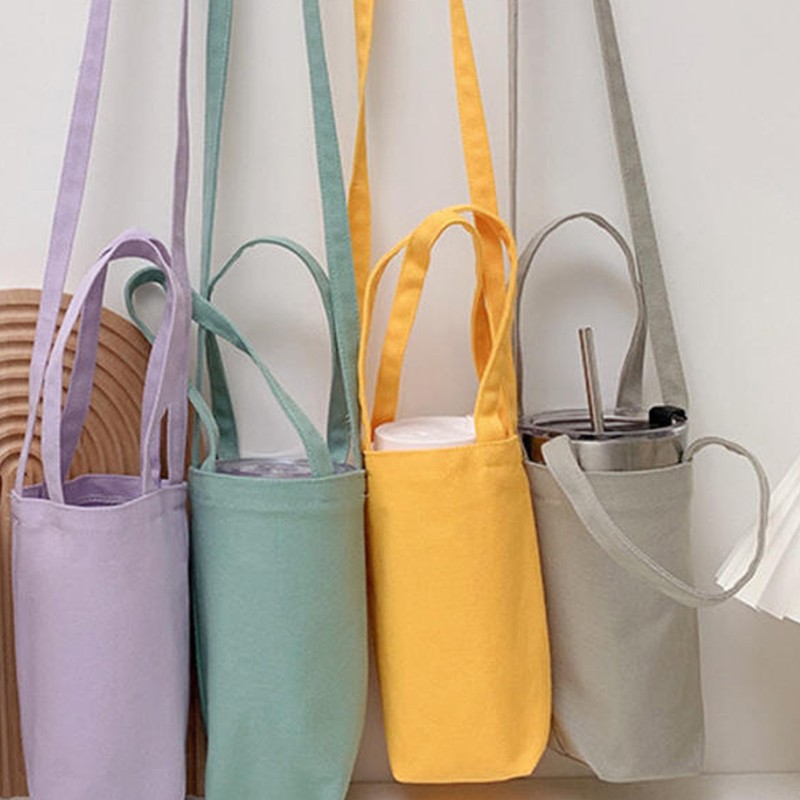 Vacuum Cup Sleeve Water Bottle Cover Holder With Adjustable Shoulder Strap
