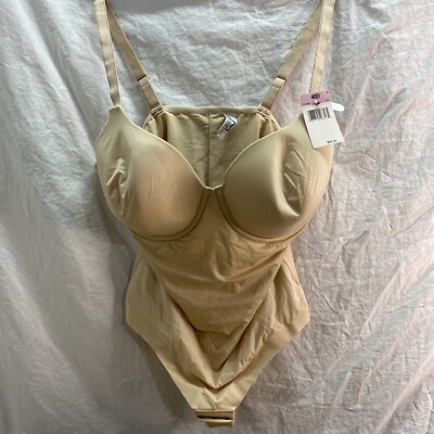 Maidenform Women s Body Shaper with Built-in Bra Shapewear 40D Beige NWT