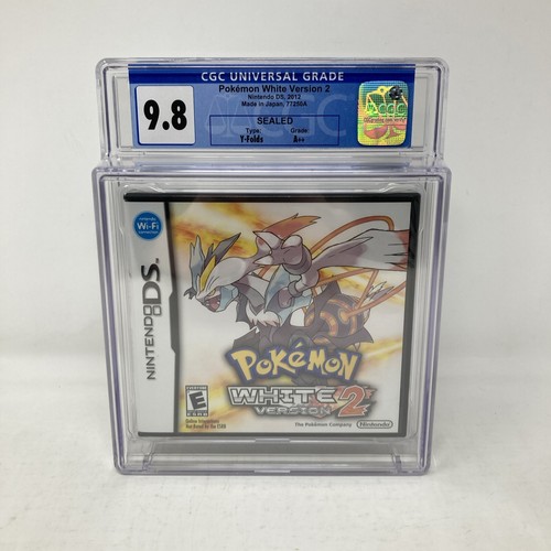 Pokemon White Version 2 Nintendo DS Sealed CGC Graded 9.8 A Pokemon White Version 2 Nintendo DS Sealed CGC Graded 9.8 A