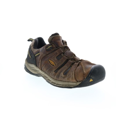 

Keen Flint II 1023241 Мужские коричневые кожаные рабочие ботинки на шнуровке 12, Коричневый, Keen Flint II
