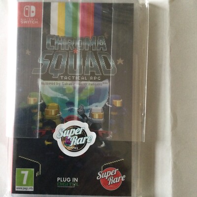 Chroma Squad, Nintendo Switch, S R G #37, Factory Sealed, Free Shipping.