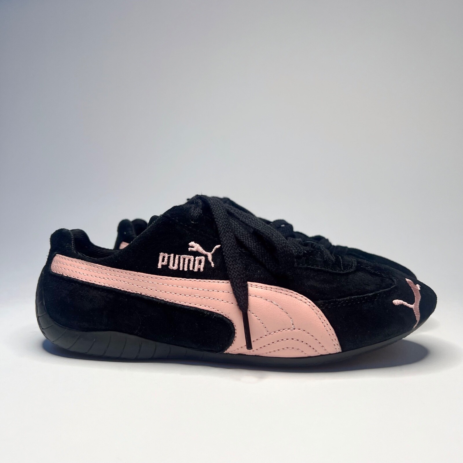 Y2K Puma archive black suede leather trainers vintage 2000s Y2K Puma archive black suede leather trainers vintage 2000s