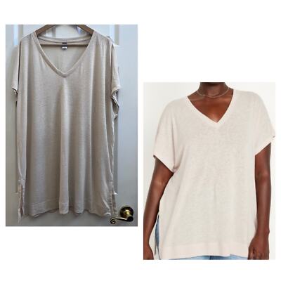 NWOT Old Navy Oversized Linen Blend Wish Bone Tall Size XL 