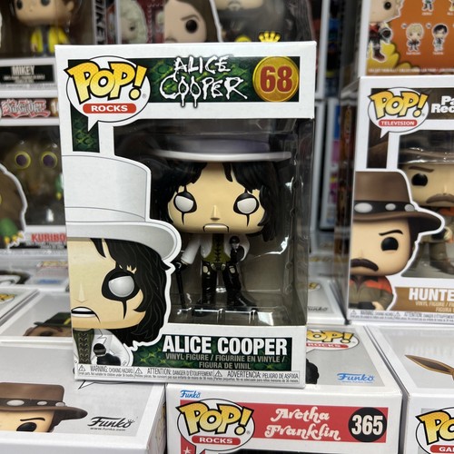 FUNKO POP Rocks- Alice Cooper Top Hat #68 Vinyl Figure W