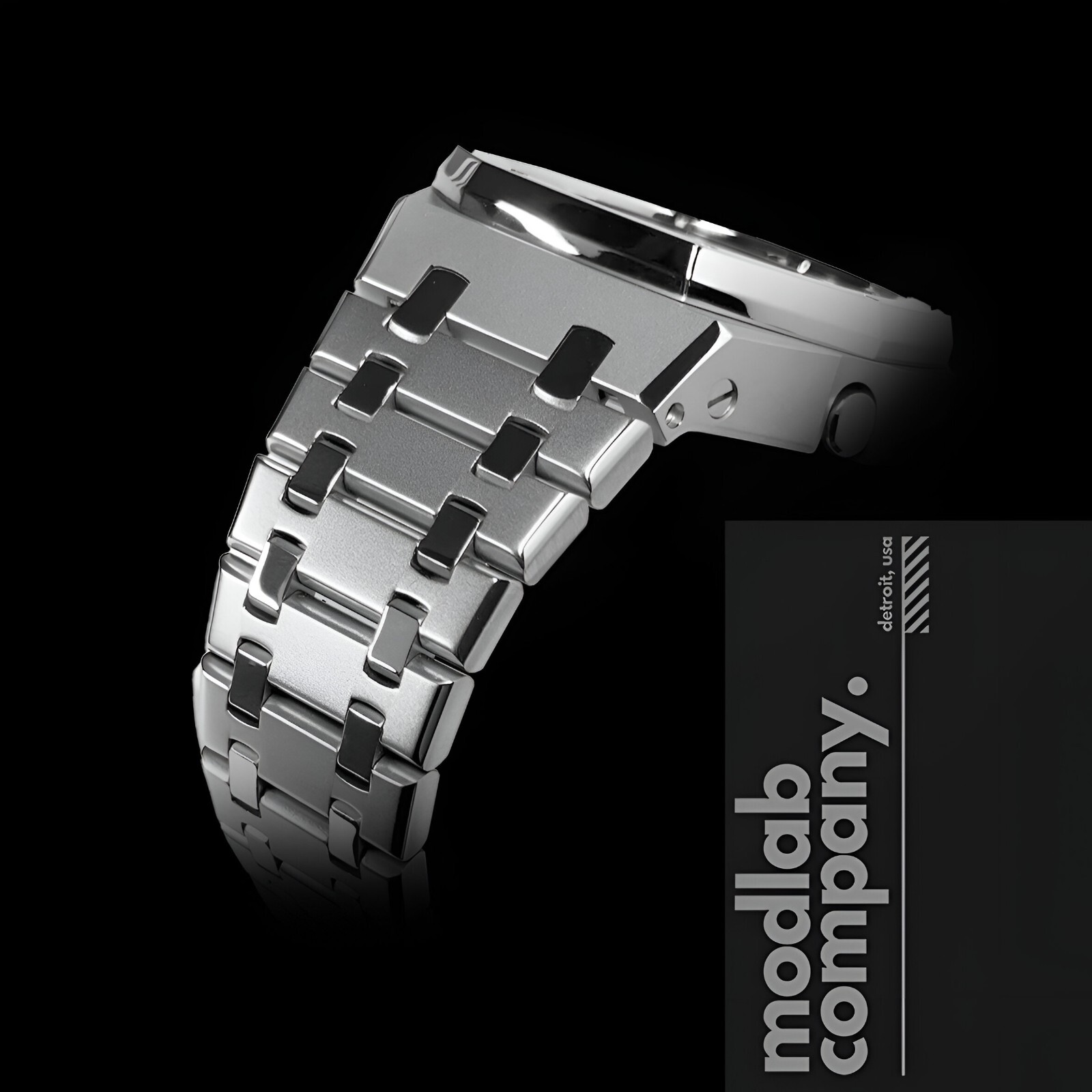 Pre-owned Casio 2024 Silver Custom  G-shock Ga2100 Mod Watch Ak Gift For Man