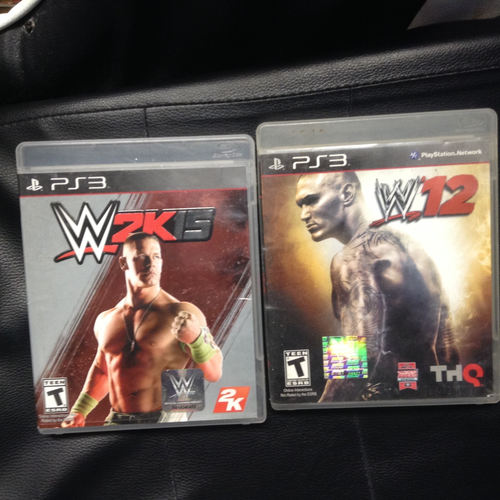 WWE 2K12 + WWE 2K15 Playstation 3 PS3 ( 1 HAS NO INSERTS) | eBay