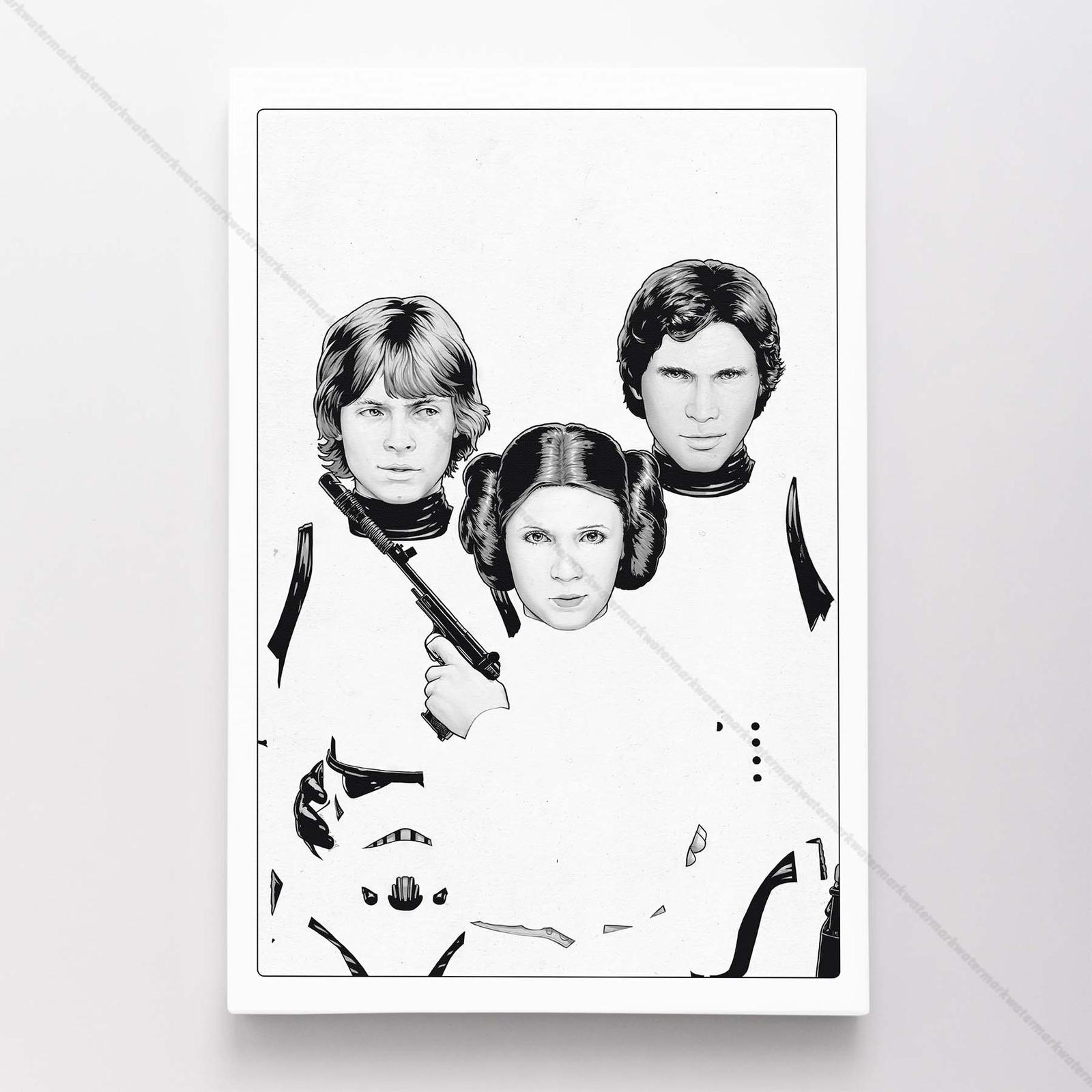 Star Wars Poster Canvas Movie Comic Art Print #9