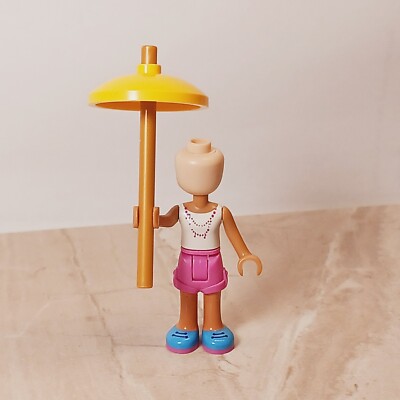 New LEGO Umbrella Bright Orange yellow Rain Gear Climate Change SUN WEAR Desert