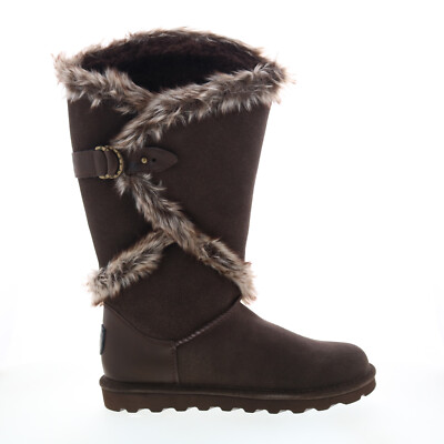 Женские повседневные модельные ботинки Bearpaw Sheilah 2139W-205 из коричневой замши без застежки Bearpaw Sheilah 2139W-205