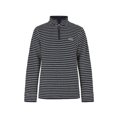 Weird Fish Mens Shorling Stripe Macaroni Quarter Zip Sweater (WF219)