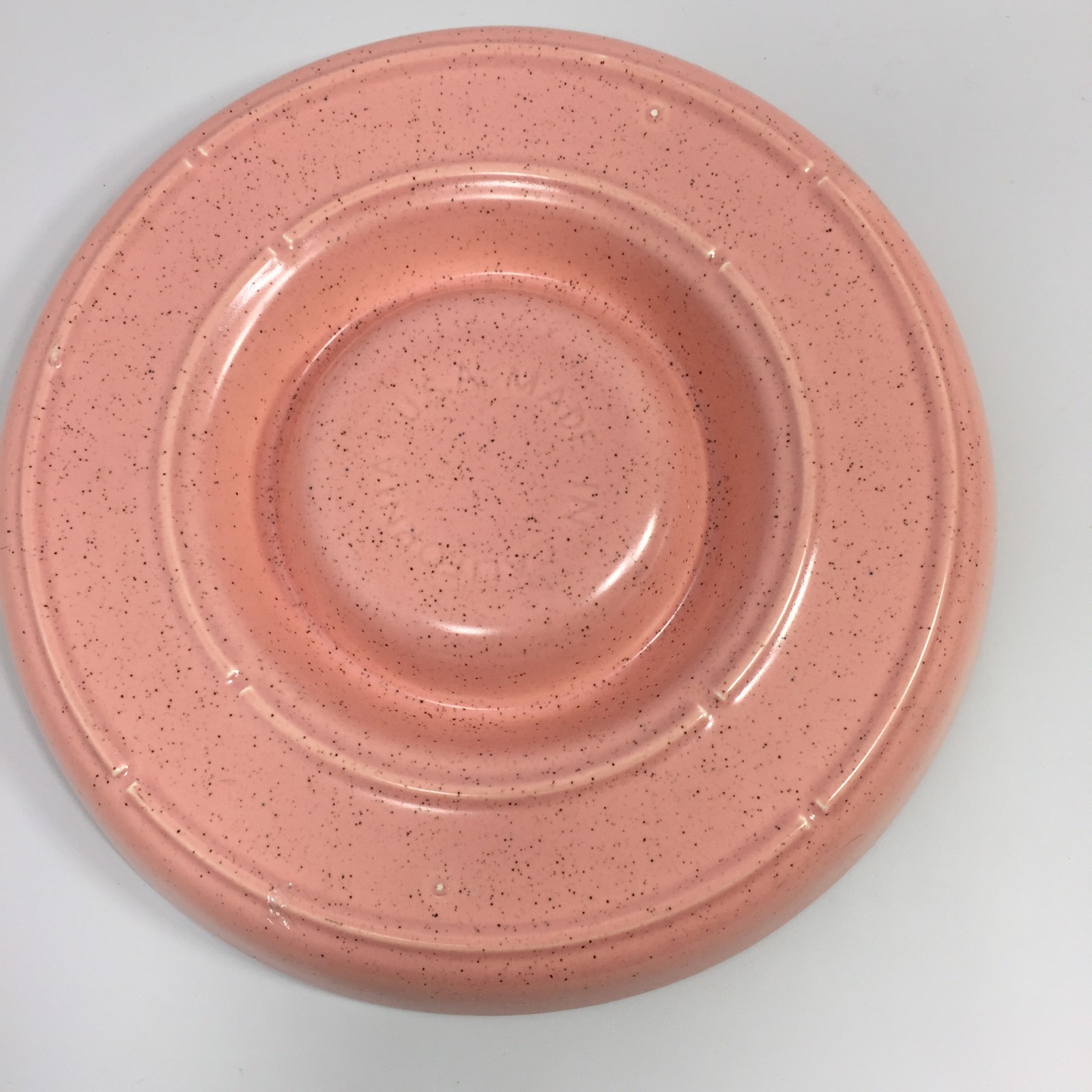 Vintage Retro 60's Relish Pickle Olive Serving Tray Pink Speckle 5 Part Divide