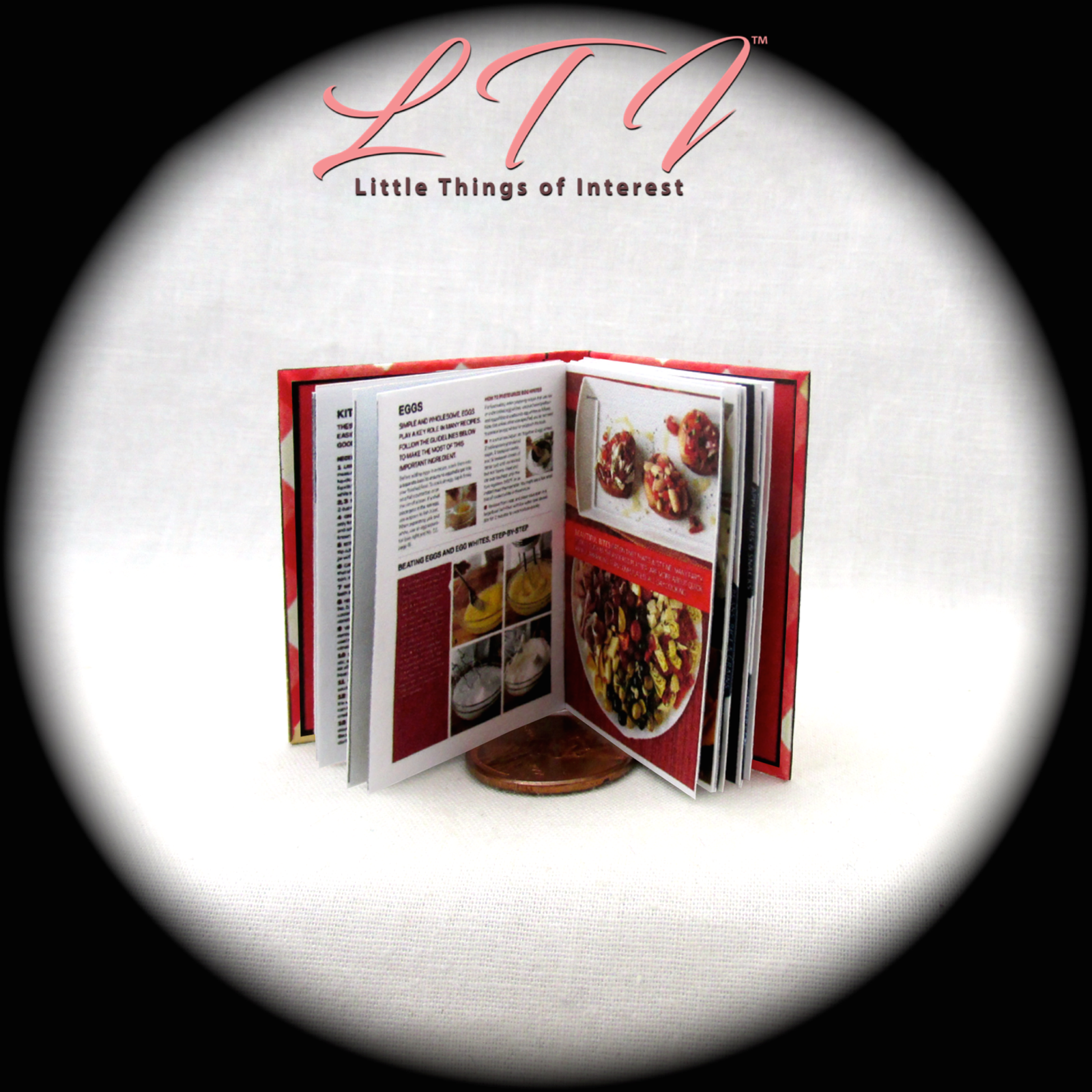 1:6 Scale BETTER HOMES AND GARDENS NEW COOKBOOK Color Illustrated Book