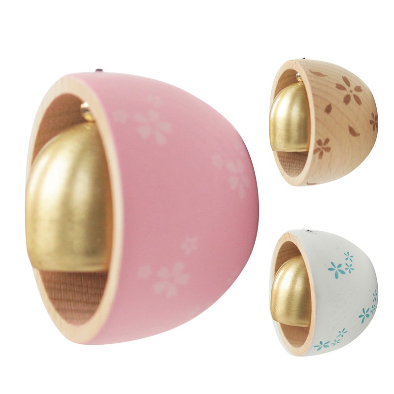 Shopkeepers Bell for Door Opening Magnetic Wood Doorbell Win