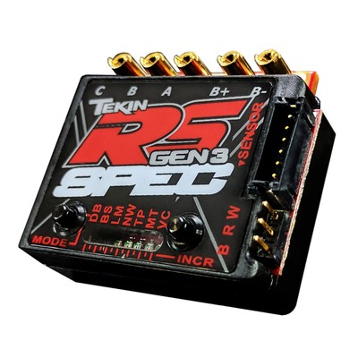 Tekin RSgen3 BL Sensored/Sensorless D2 ESC 13.5T Limit TEKTT1157 Car Speed