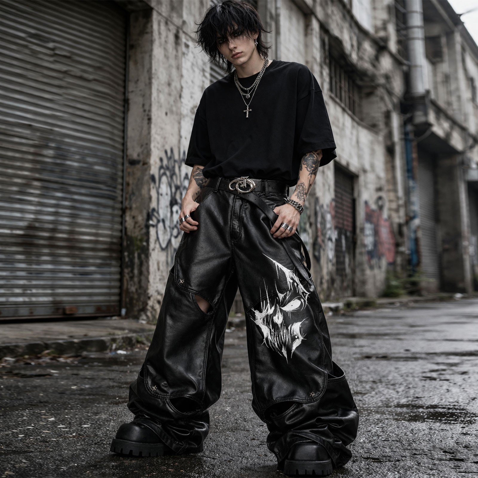 パンツ 00s y2k bondage pants archive gimmick 00s【archive】gimmick