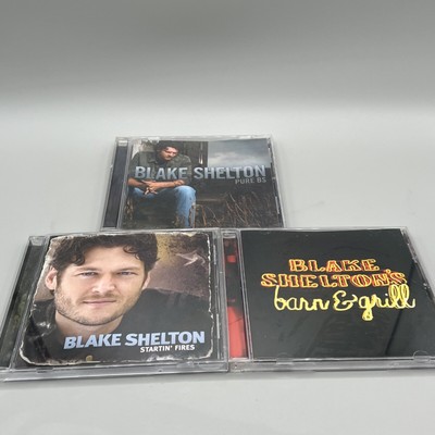 Lot of 3 Blake Shelton CDs Barn & Grill, Startin' Fires & Pure BS Albums Country