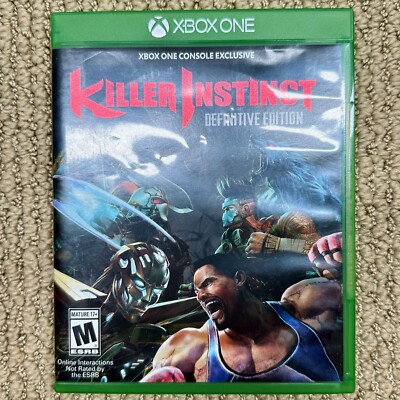 Killer Instinct: Definitive Edition Xbox One PREOWNED COMPLETE CIB SOUNDTRACK