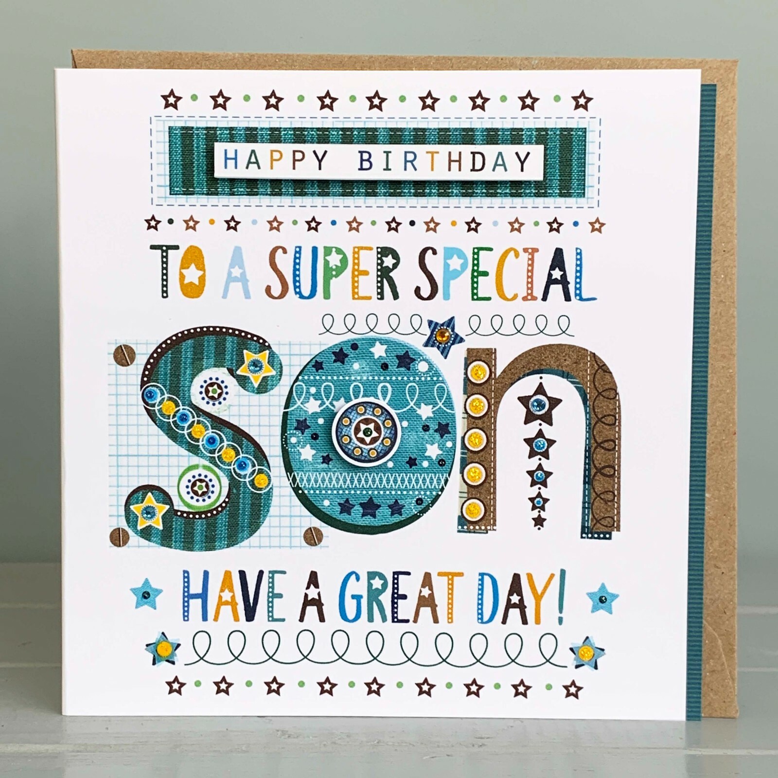 SON HAPPY BIRTHDAY CARD | card for special son | Son birthday ideas | eBay for Free Printable Birthday Cards For Son