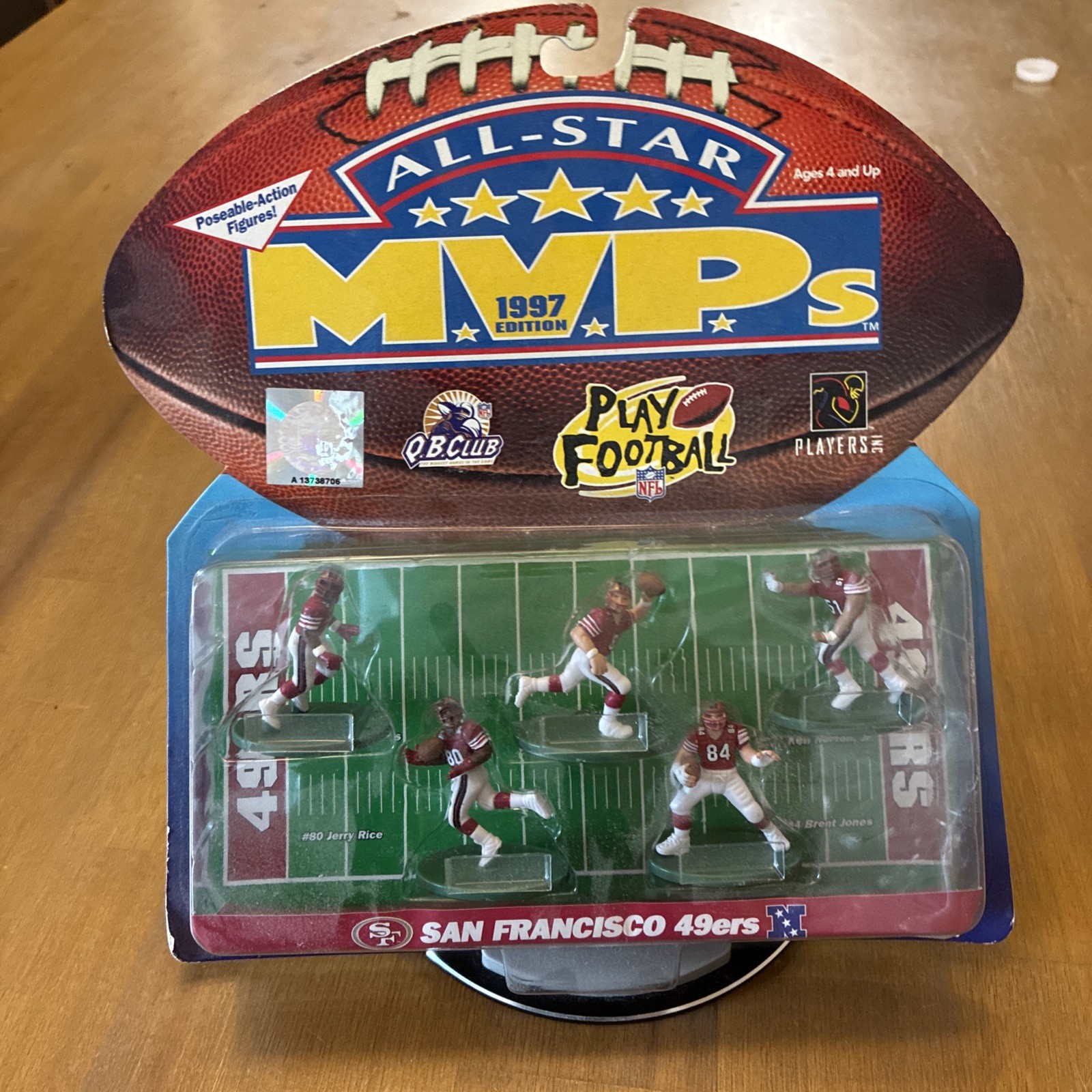San Francisco 49ers MVP's Poseable-Action Figures ALL-STAR Edition 1997 *NEW*