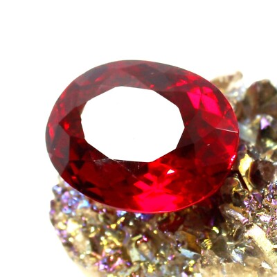 Large 64.90 Ct. Mozambique Blood Red Ruby Oval Cut Loose Gemstone Gift for Women