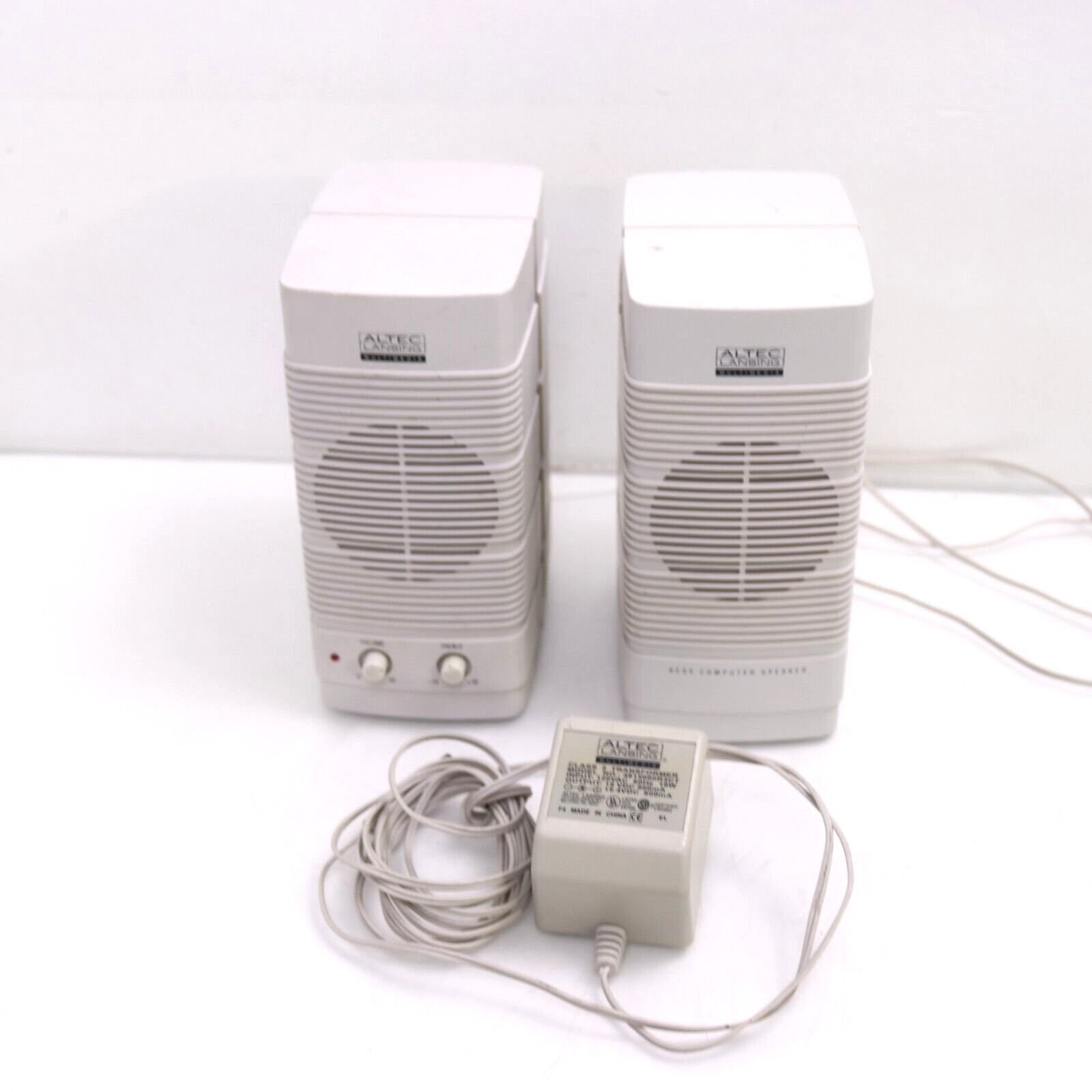 Altec Lansing ACS5 Multimedia Vintage Computer PC Speakers w