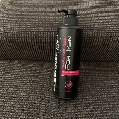 ELEGANCE PLUS Barber Salon Men Skin Pink Venus Shaving Gel 17.15 oz
