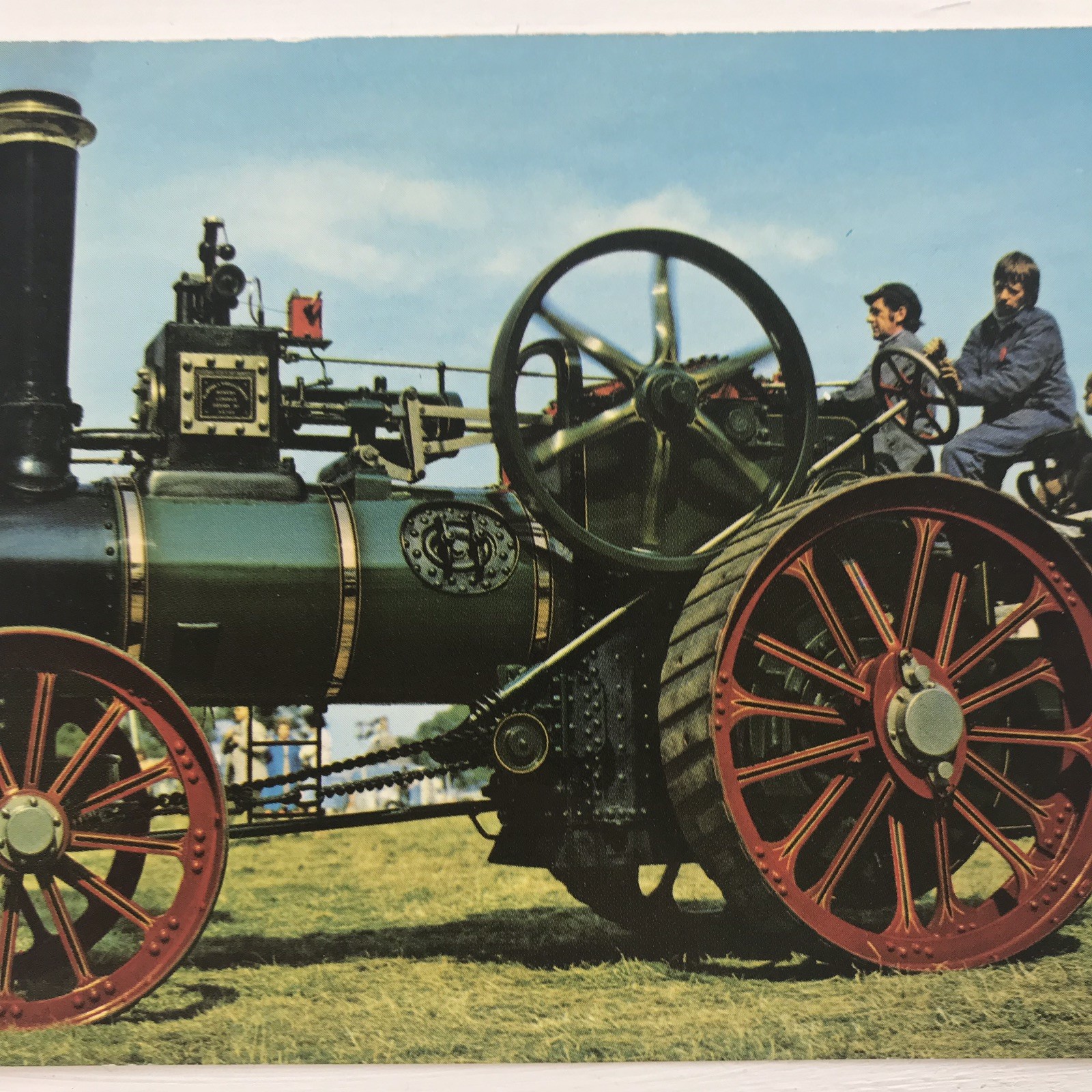 1921 Clayton & Shuttleworth Traction Engine Series Tractor Collectors Postcard