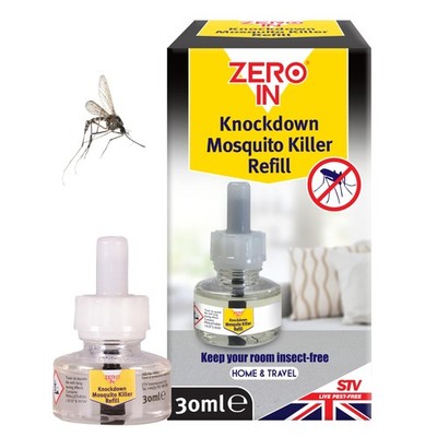 Zero In Mosquito Killer Refill 30ml 45 Nights Plug In Mosquito Repellent ZER742