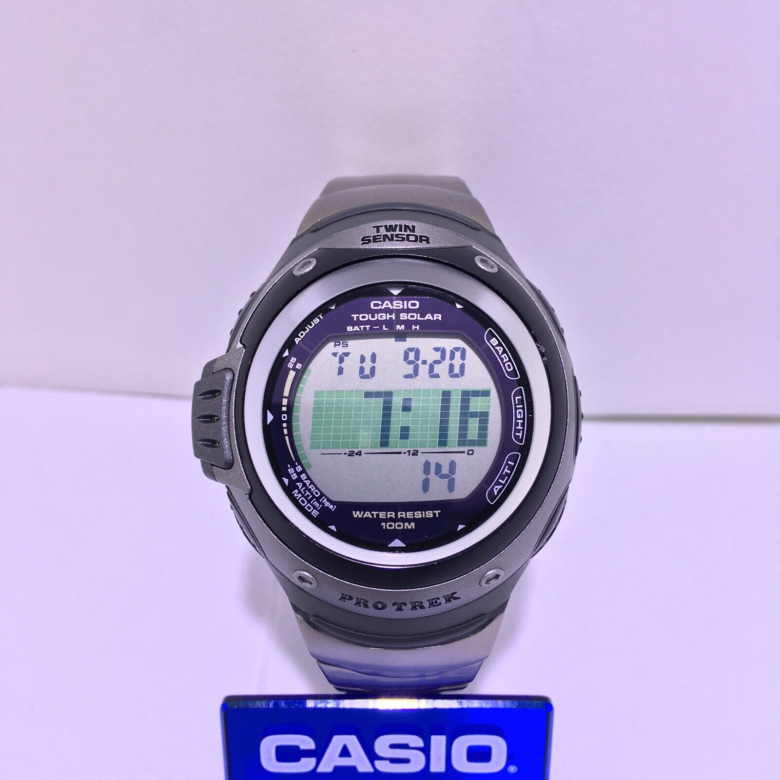 CASIO,PRO TREK,PRG-100T,TITANIUM,SOLAR,TWIN SENSOR,NEW OLD STOCK,free shipping. | eBay CASIO,PRO TREK,PRG-100T,TITANIUM,SOLAR,TWIN SENSOR,NEW OLD STOCK,free shipping. | eBay