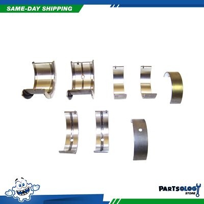 DNJ MB3125 Main Bearing Set For 80-14 Chevrolet GMC Astro 3.8L 4.3L OHV