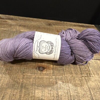 A Verb for Keeping Warm Yarn Annapurna Hyacinth Purple Merino Cashmere Nylon