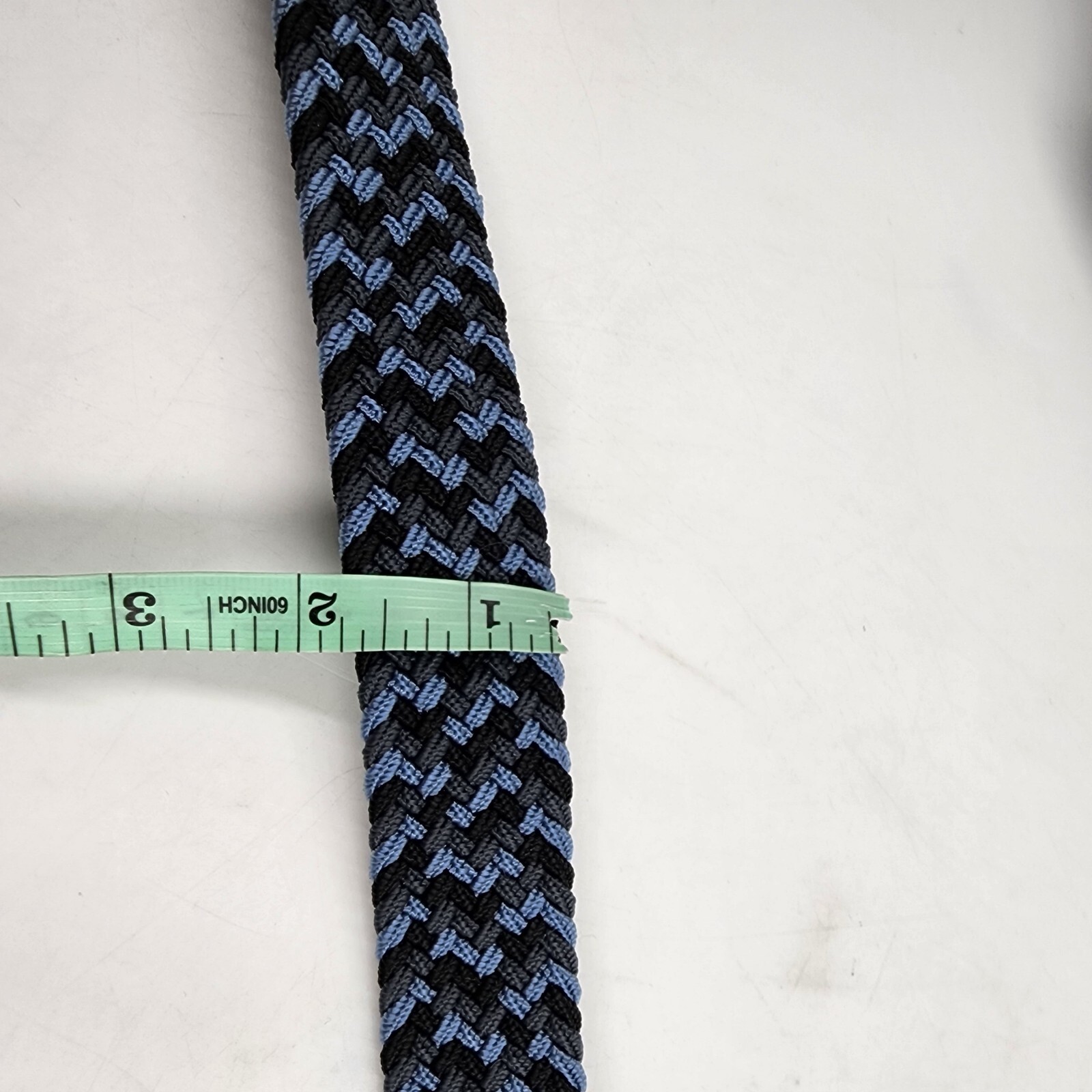 The Men's Store at Bloomingdales Stretch Webbing Belt 40 Blue Multi Single-Prong - Picture 15 of 17