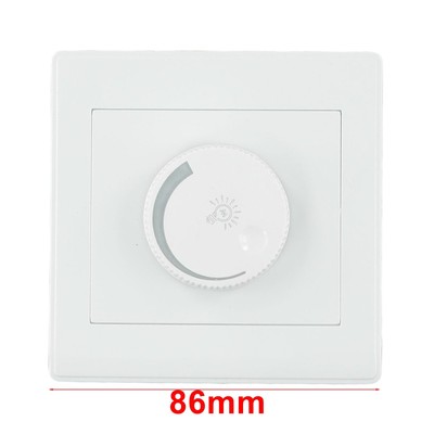 Replace Rotating Triac LED Dimmer Switch Wall Socket For Light Lamp 100W 220V