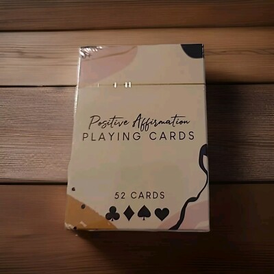 New Sealed- Playing Card Deck Of 52 - Positive Affirmation 