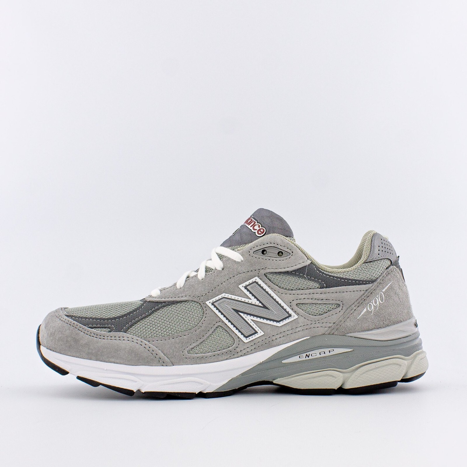 Мужские кроссовки New Balance 990v3 Made in USA Grey 2021 - D Standard M990GY3