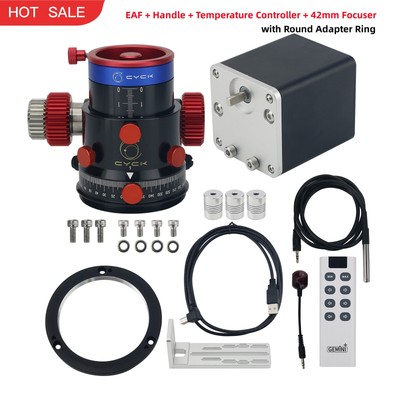 EAF Automatic Star Focuser Pro + Handle + Temperature Controller + 42mm Focuser