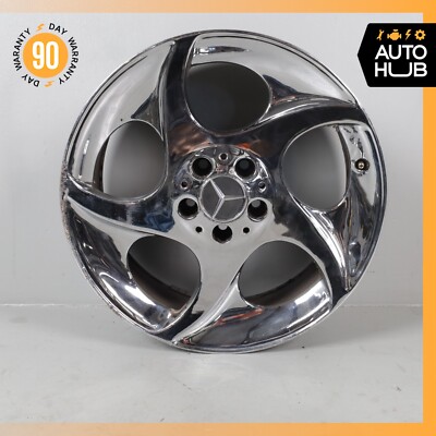 Mercedes R230 SL500 SL600 8.5 x 18 18'' Front Wheel Rim Chrome 2304011402 OEM