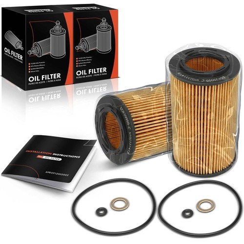 2x New  Full Flow Engine Oil Filter for Hyundai Sonata Santa Fe Kia Sorento 10K