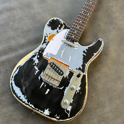 Guitar Production Plant Custom Made  Standard Vintage Grey TL Electric Guitar