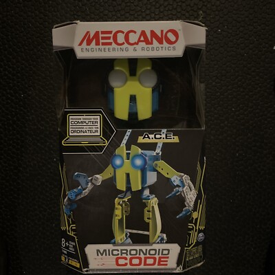 Meccano Erector Micronoid Code A.C.E Programmable Robot Building Kit NEW