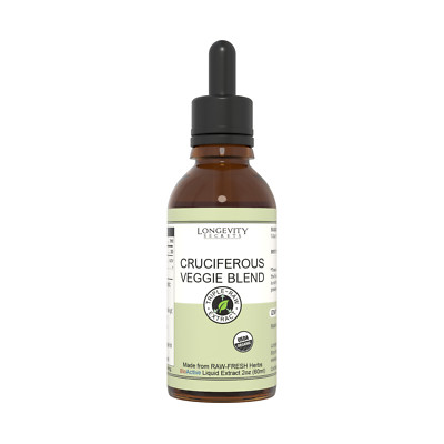 Cruciferous Vegetables: Cellular Health - Made from Raw-Fresh-Organic Herbs