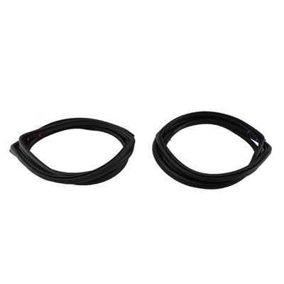 Door Weatherstrip Window Sweep Belt for Jeep Wrangler 07-18 Front Rubber