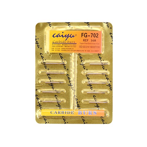 20 Pcs Dental High Speed Handpiece Carbide Burs Inverted Cone FG35/36/37 USA